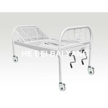 A-137 All-Plastic-Sprayed Double-Function Manual Hospital Bed